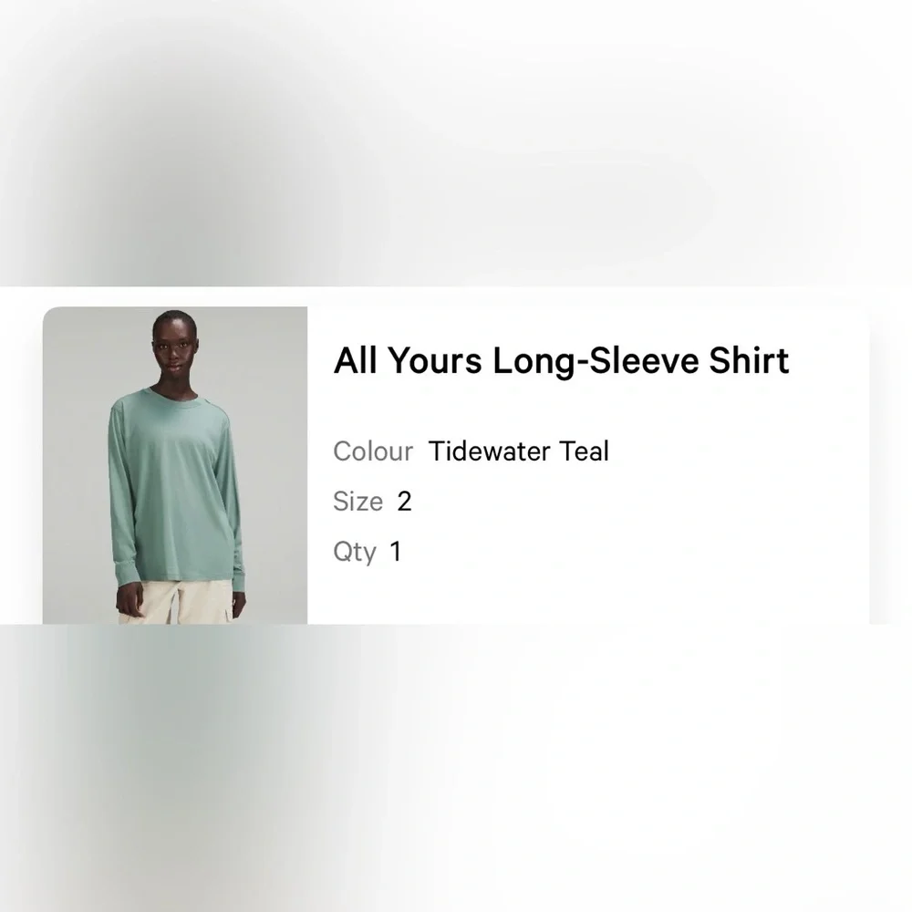 Lululemon Long Sleeve Shirt - Picture 2 of 4